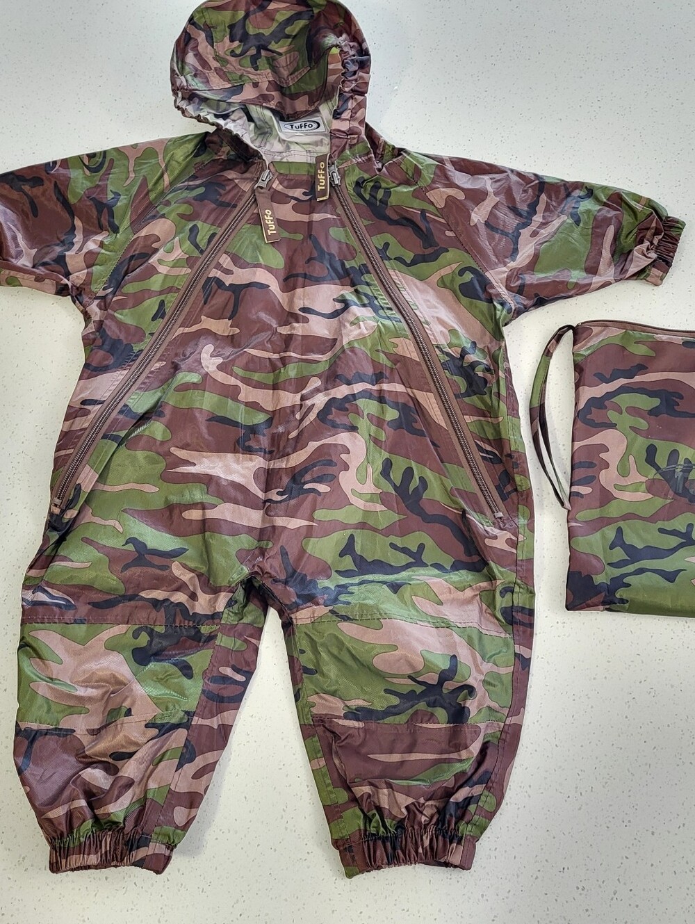 Tuffo Waterproof Rain Suit | Camo | 12M